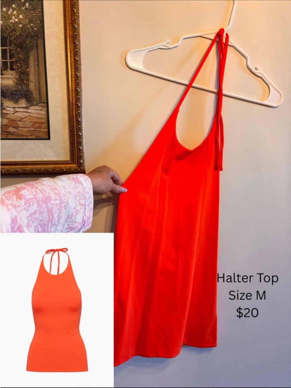Wilfred Halter Tie-Back Tank Top - Vivid Orange